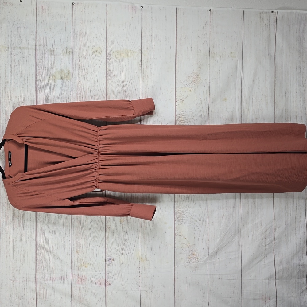 Zara light brown jumpsuit sz Sm